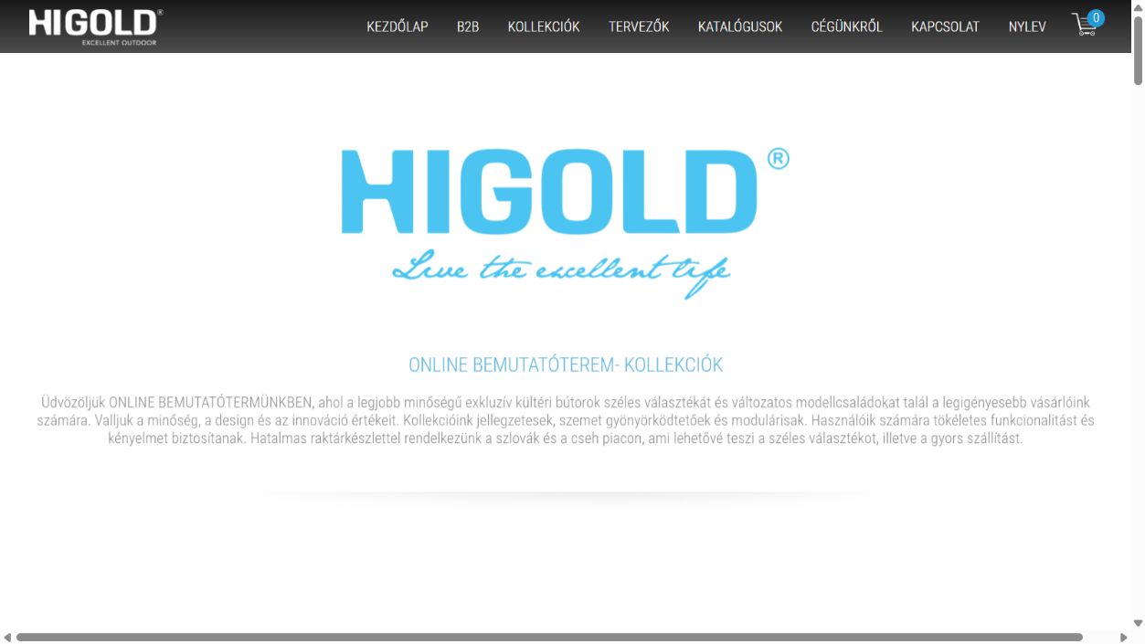 Ukážka práce pre Higold